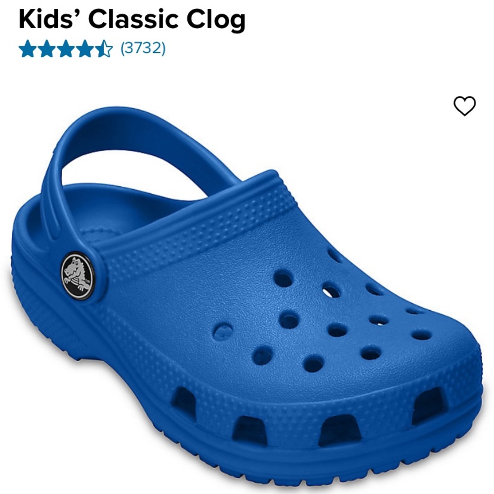 Toddler Boys Blue Crocs size 8
